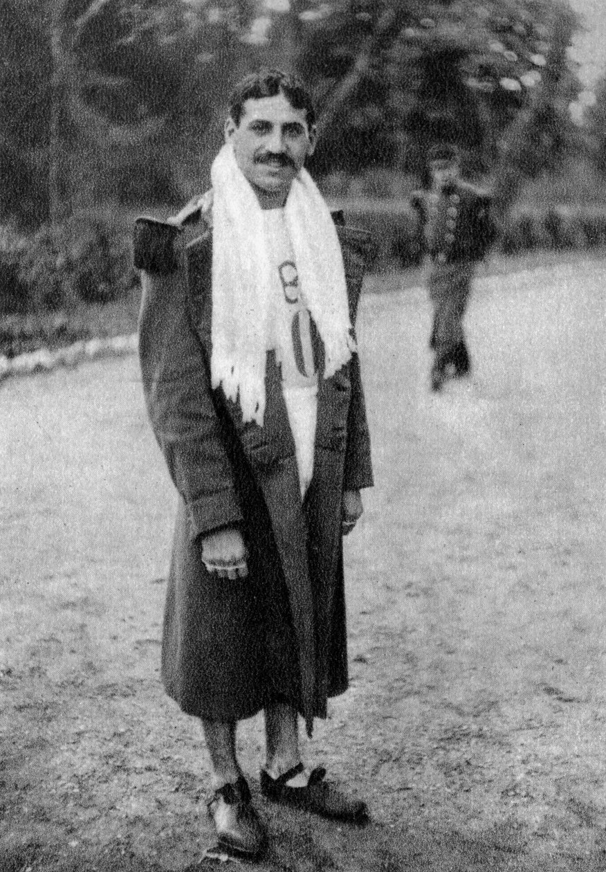 Jean Bouin, fransk soldat och idrottsman, 1912 av Unbekannt