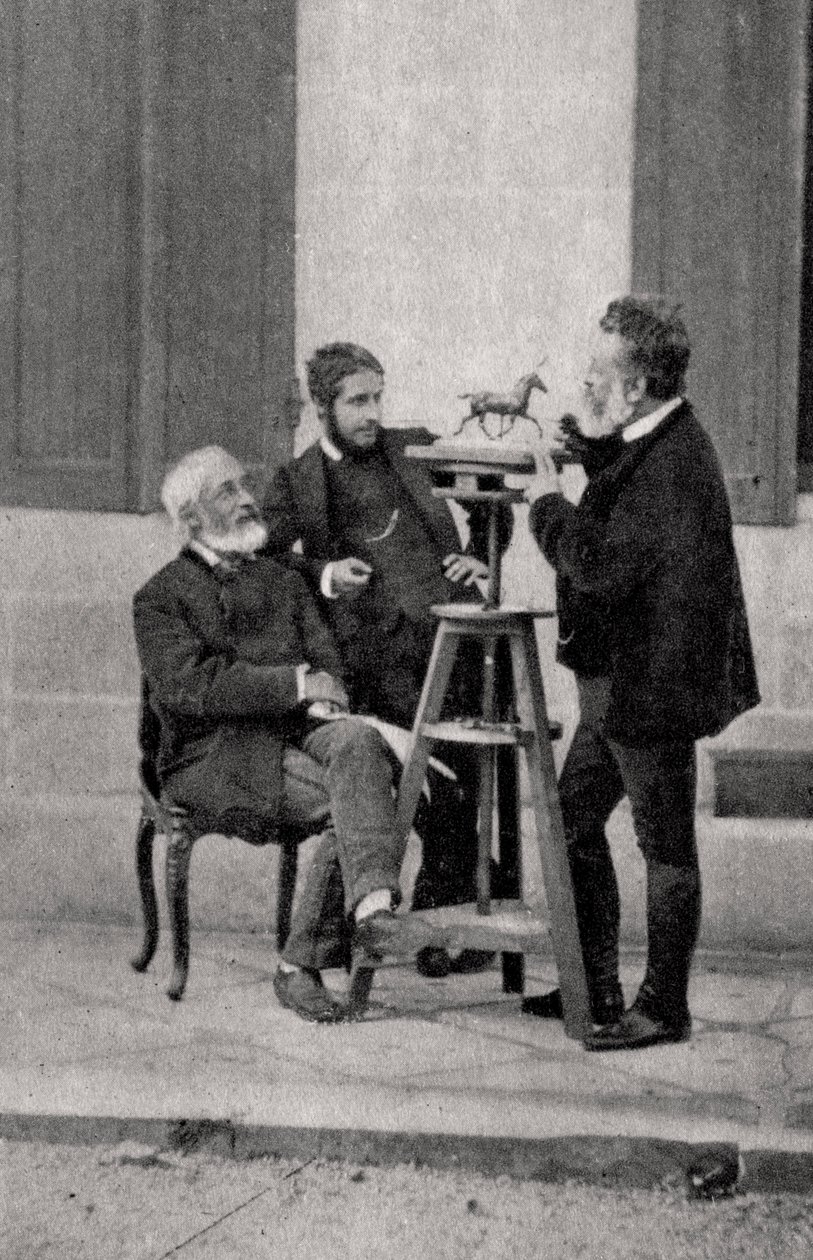 Jean Louis Ernest Meissonnier, fransk målare och skulptör, 1880 av Unbekannt