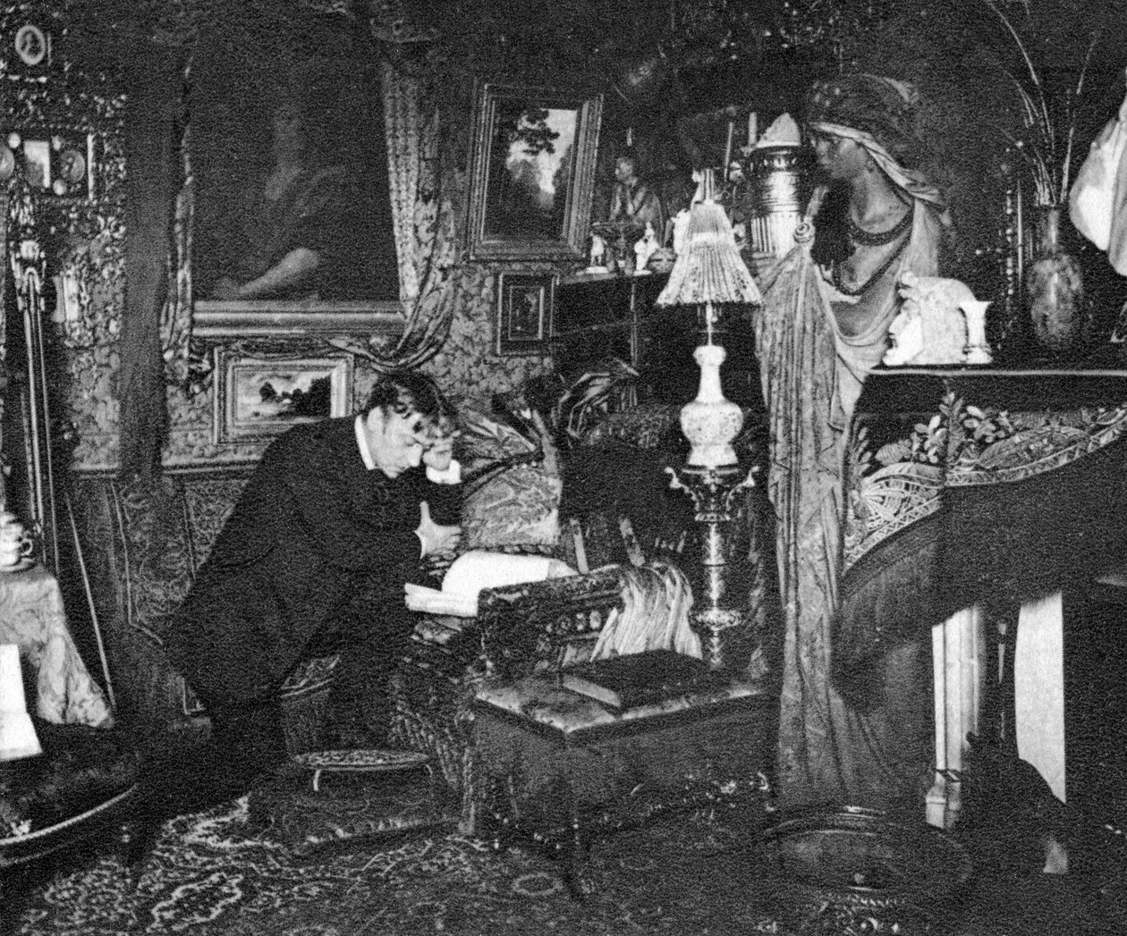 Jean Mounet-Sully, fransk skådespelare, 1910 av Unbekannt