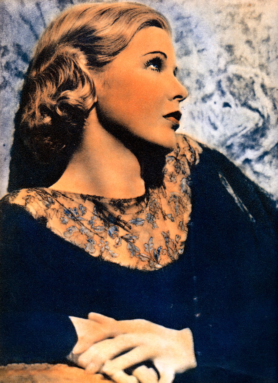 Jean Muir, amerikansk skådespelerska, 1934-1935 av Unbekannt