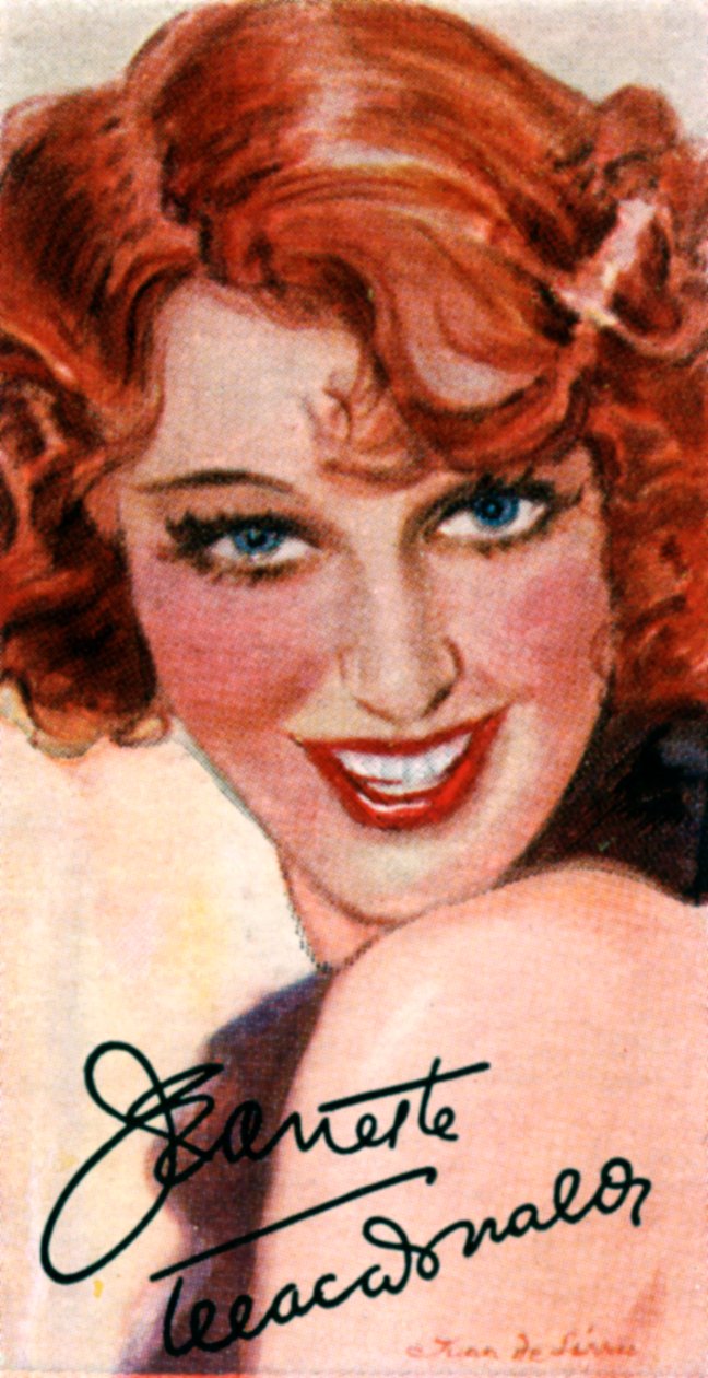 Jeanette MacDonald, 1903-1965, sångerska och skådespelerska, 1900-talet av Unbekannt