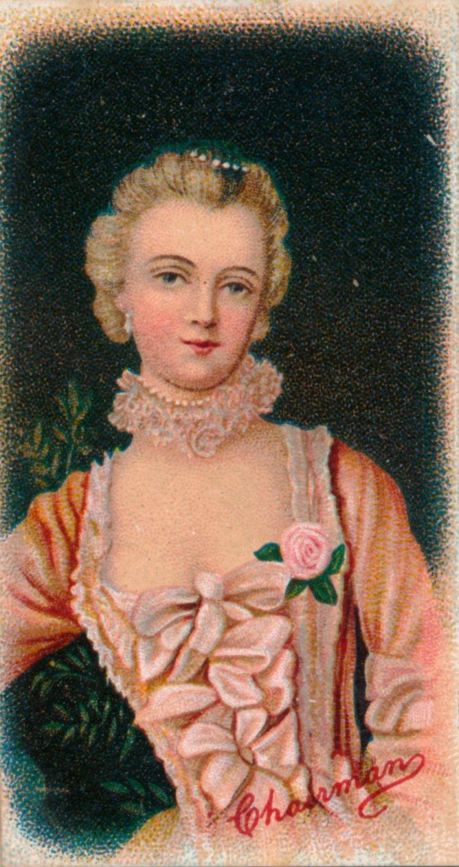 Jeanne Antoinette Poisson, även känd som Madame de Pompadour 1721-1764, 1912 av Unbekannt