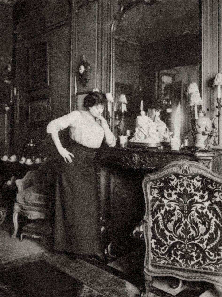 Jeanne Julia Bartet, fransk skådespelerska, 1901 av Unbekannt