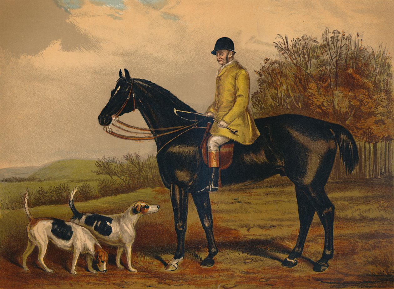 Jem. Morgan - Huntsman of the Berkeley Hunt, c1879. av Unbekannt