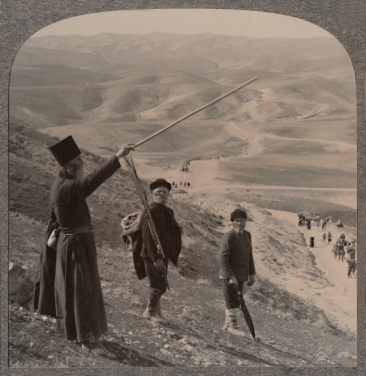Jericho road, nära Samaritans Inn, c1900 av Unbekannt