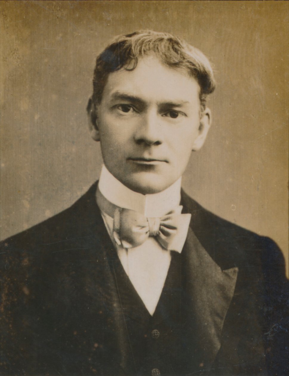 Jerome K. Jerome, 1859-1927, engelsk författare, 1894-1907 av Unbekannt