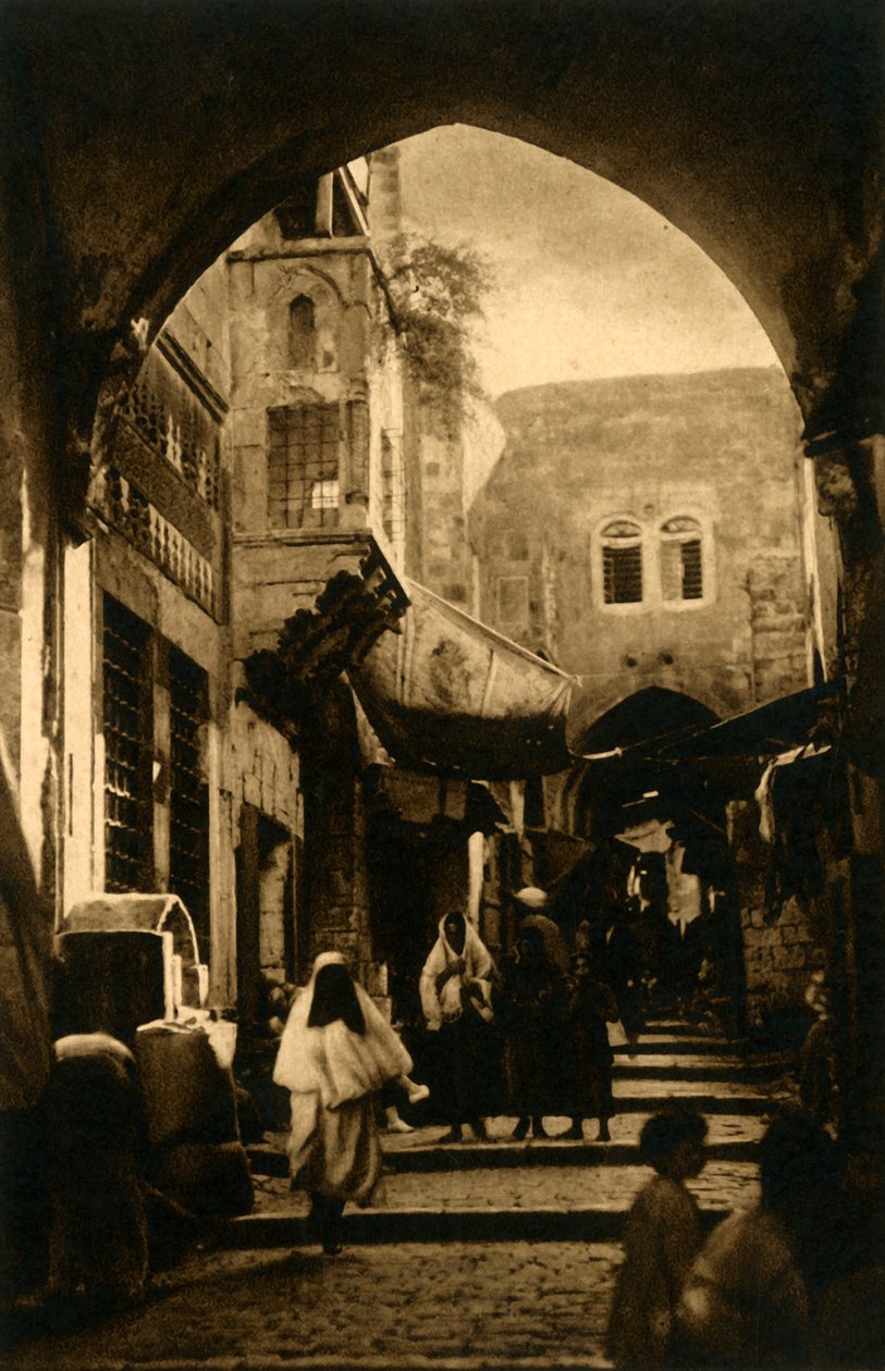 Jerusalem - David Street, c1918-c1939. av Unbekannt
