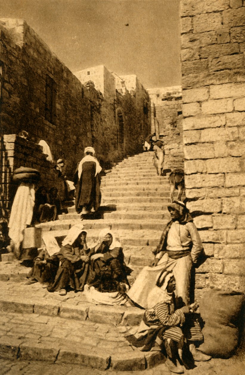 Jerusalem - A Street, c1918-c1939. av Unbekannt