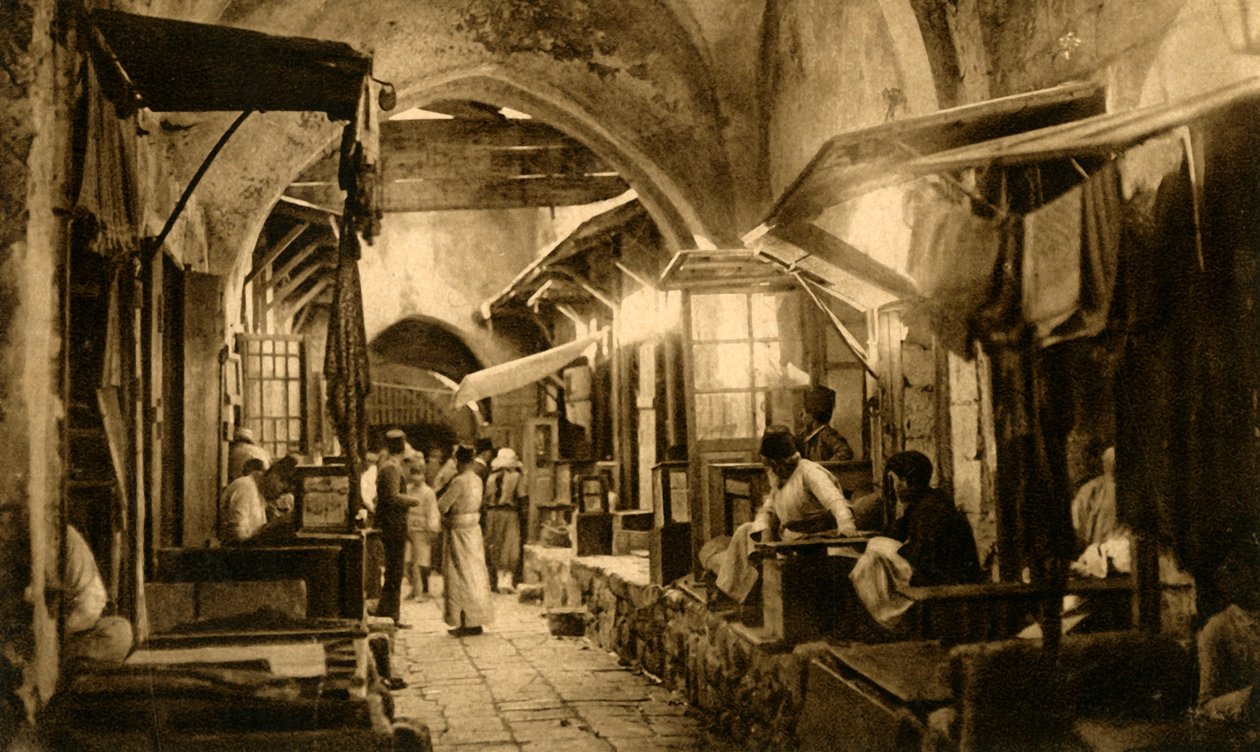 Jerusalem - Guldsmedernas basar, c1918-c1939. av Unbekannt