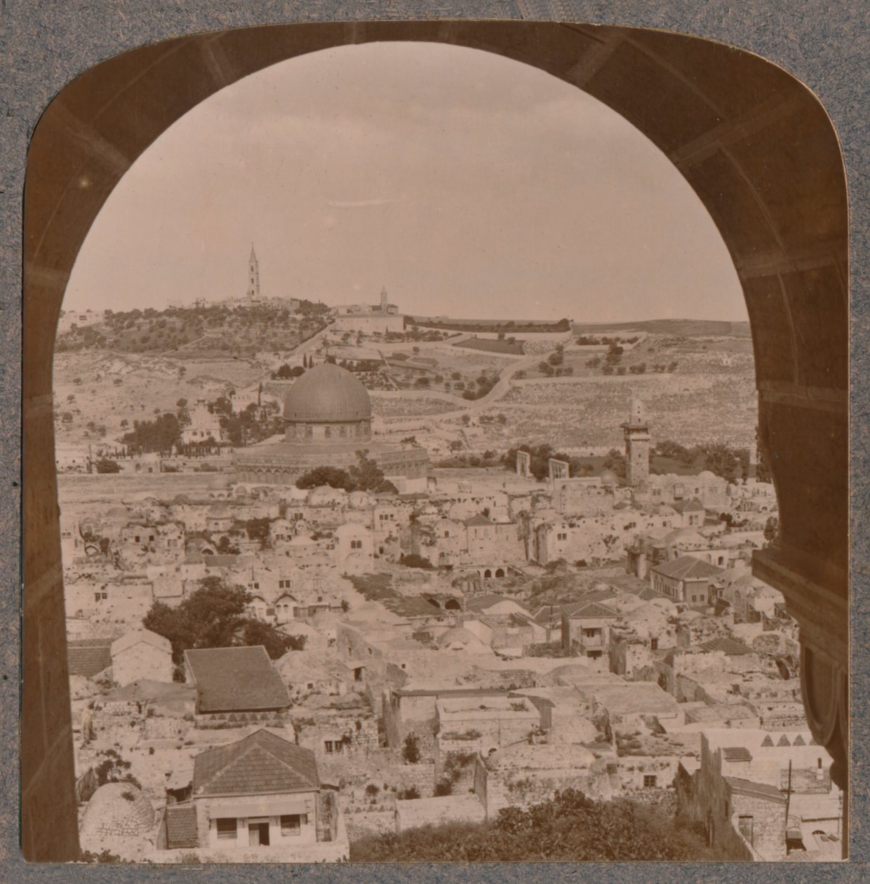 Jerusalem från den protestantiska kyrkans klockstapel, ca 1900 av Unbekannt