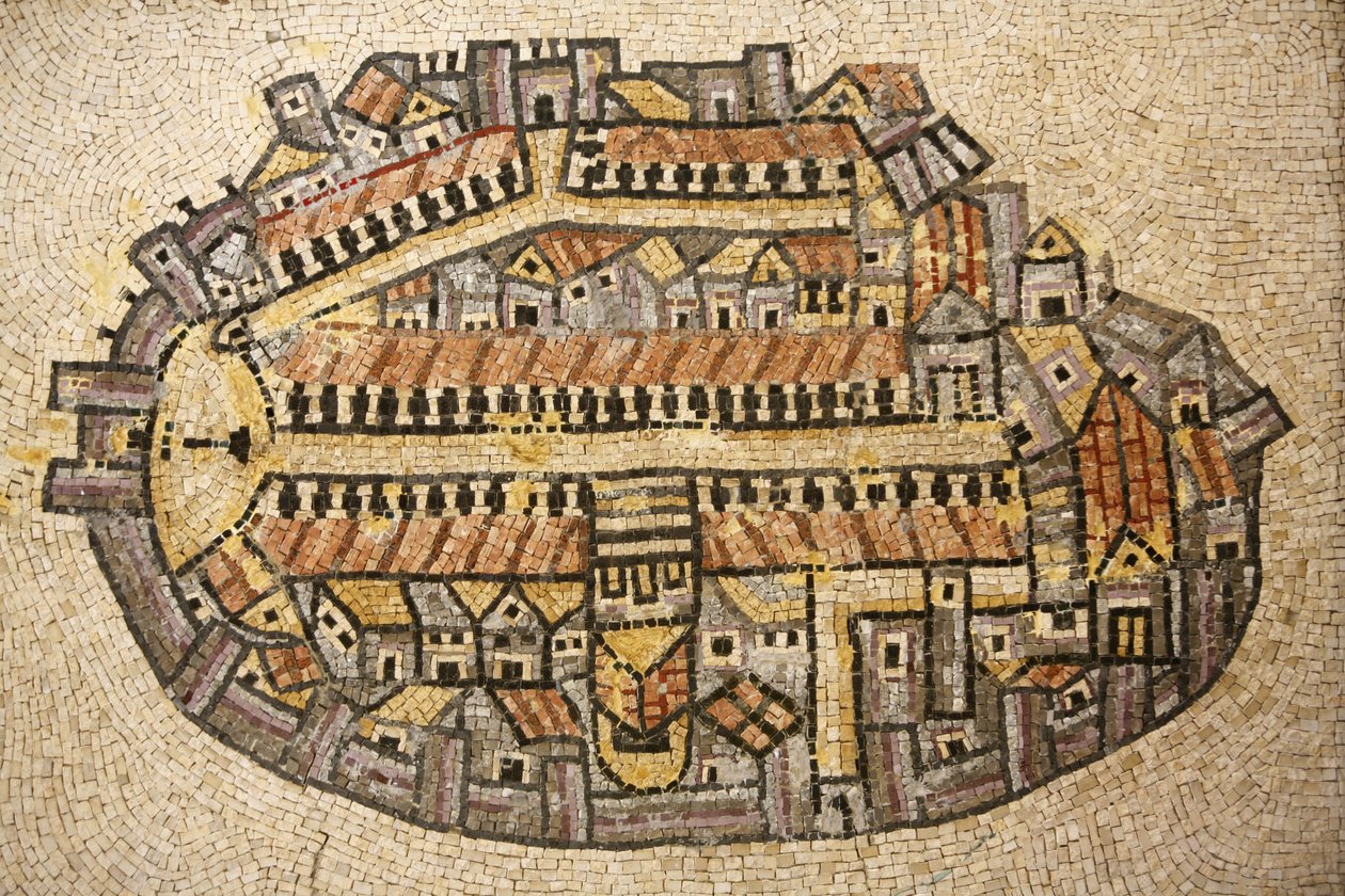 Jerusalem tempel mosaik, Jerusalem, Israel av Unbekannt