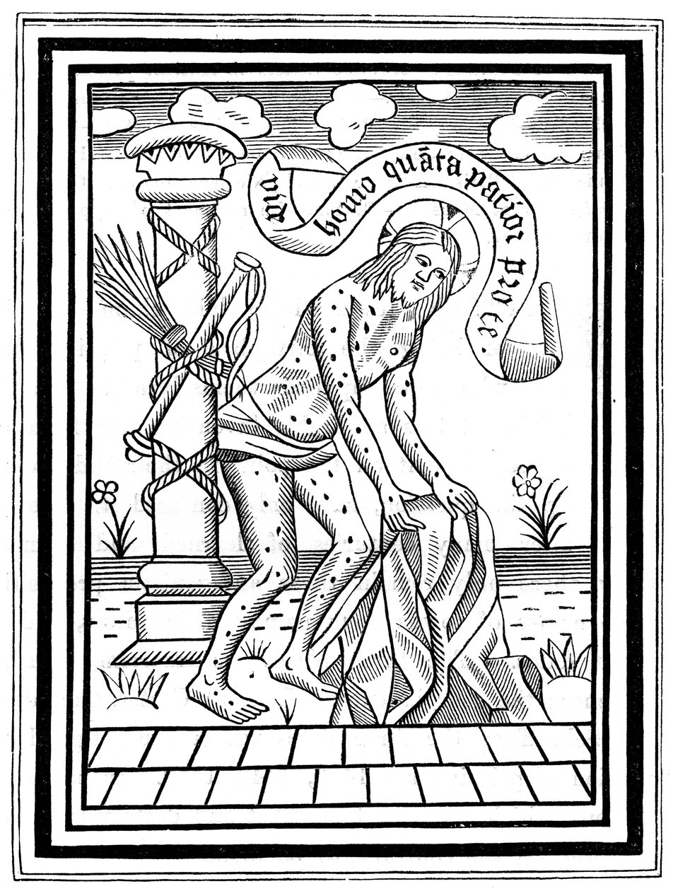 Jesus Kristus efter hans flagellation, c1400-talet, 1870 av Unbekannt
