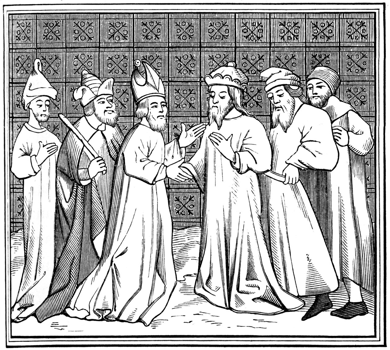 Judisk konspiration i Frankrike, 1400-talet 1849 av Unbekannt