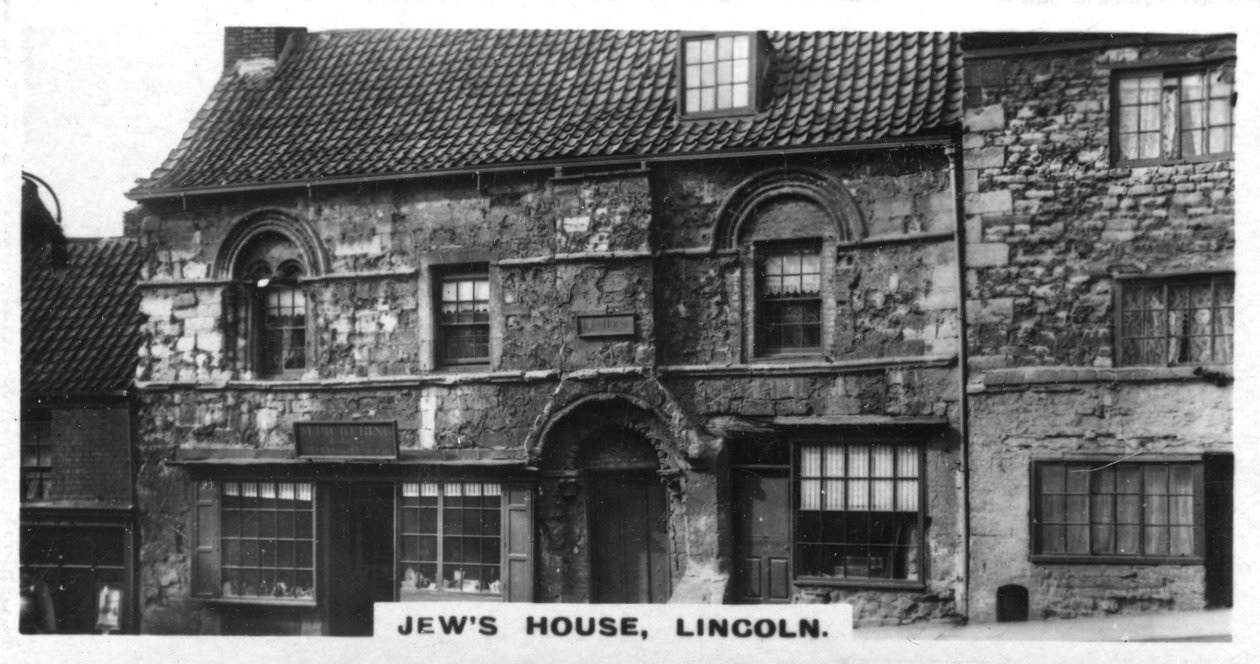 Jews House, Lincoln, c1920-talet av Unbekannt