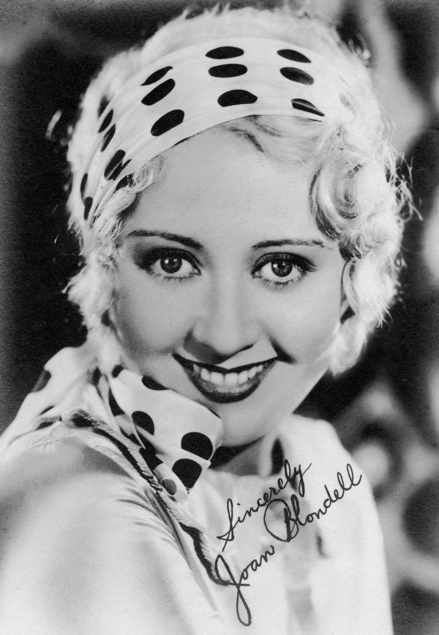 Joan Blondell 1906-1979, amerikansk skådespelerska, ca 1920-talet av Unbekannt