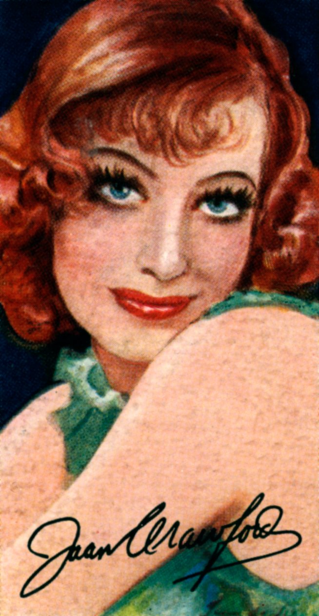 Joan Crawford, 1905-1977, Oscarsbelönt amerikansk skådespelerska, 1900-talet av Unbekannt