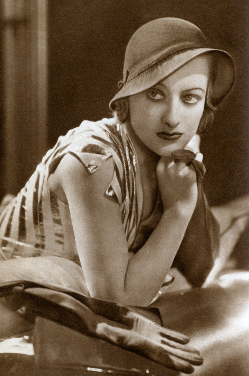 Joan Crawford, amerikansk skådespelerska, 1933 av Unbekannt