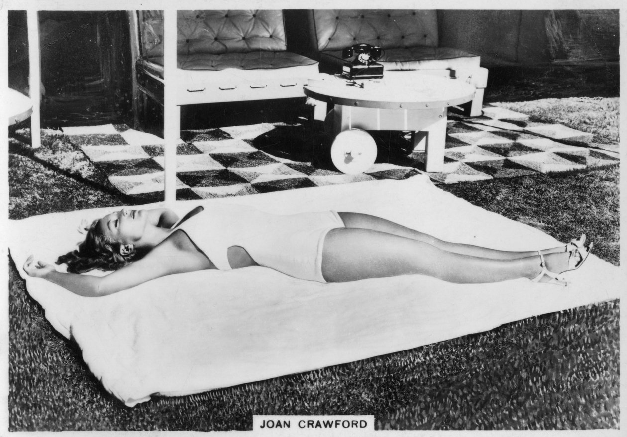 Joan Crawford, amerikansk skådespelerska och filmstjärna, 1938 av Unbekannt