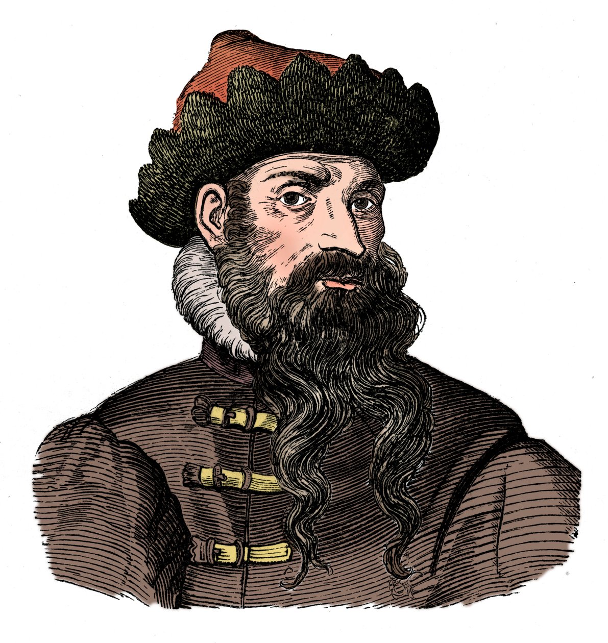 Johann Gutenberg, tysk metallarbetare och uppfinnare, 1500-talet, 1870. av Unbekannt