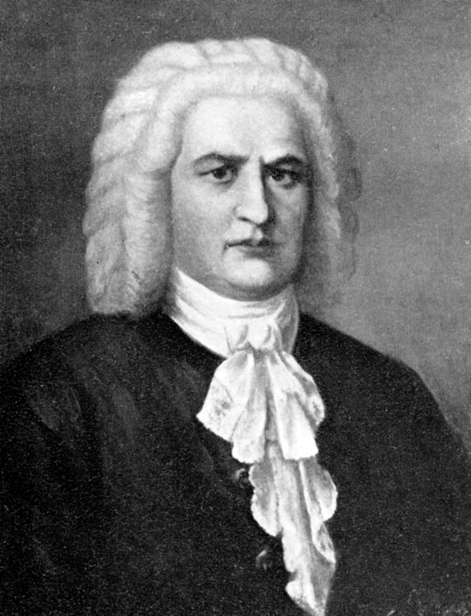 Johann Sebastian Bach, 1685-1750, tysk kompositör, 1909 av Unbekannt