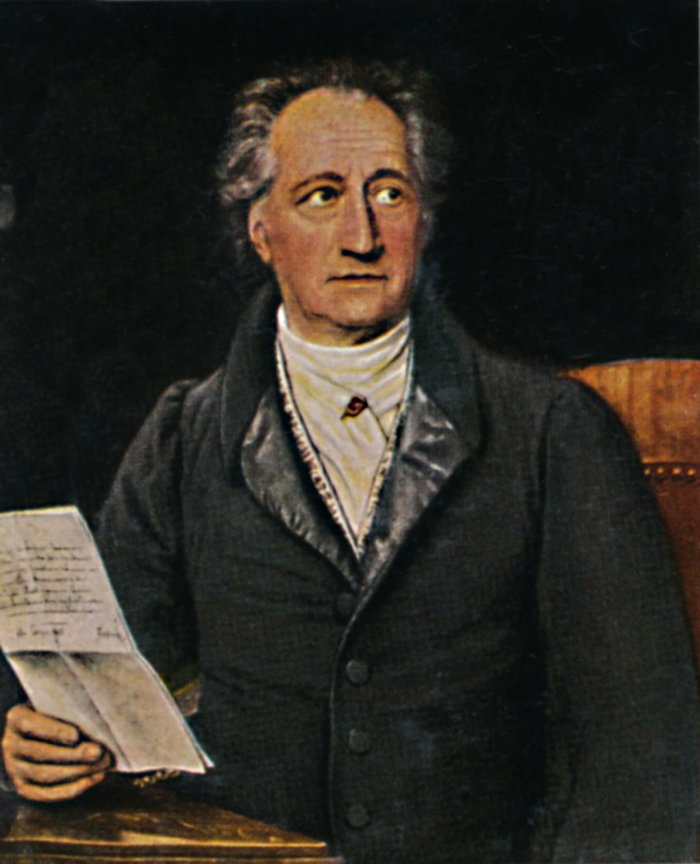 Johann Wolfgang von Goethe 1749-1832. - Målning av J.K. Stieger, 1934. av Unbekannt