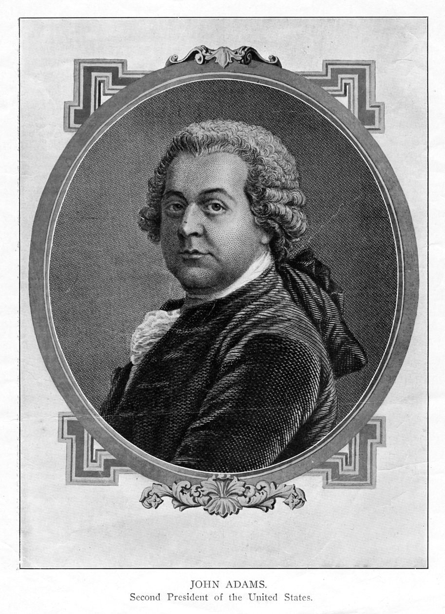 John Adams, USA:s president, 1906 av Unbekannt