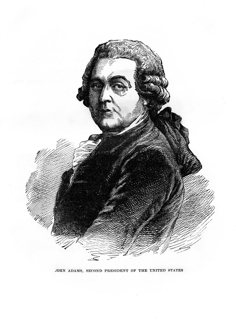 John Adams, USA:s andre president, 1872 av Unbekannt