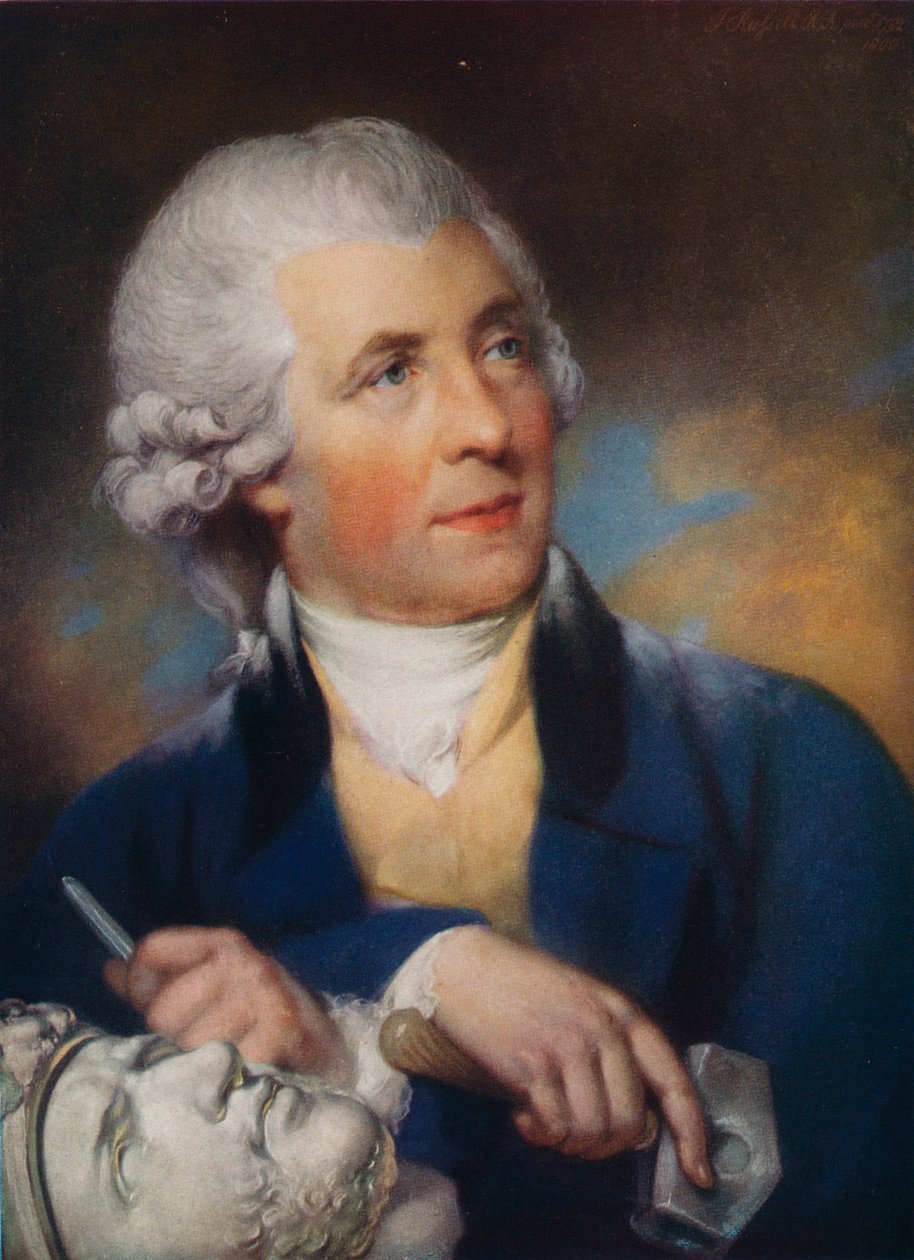 John Bacon 1740-1799 brittisk skulptör, 1792, 1925 av Unbekannt