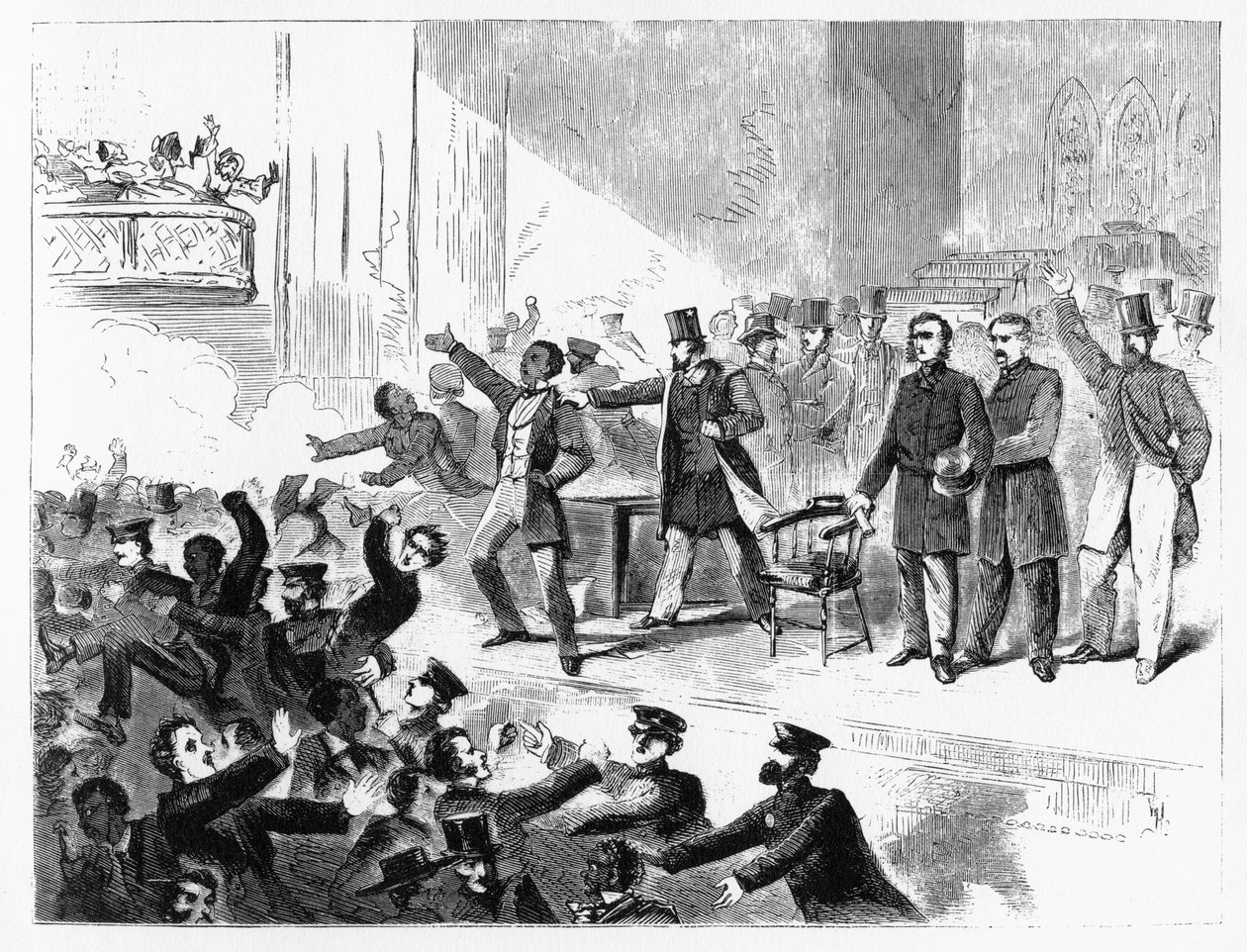 John Brown Anniversary Meeting, Tremont Temple, 1800-talet av Unbekannt