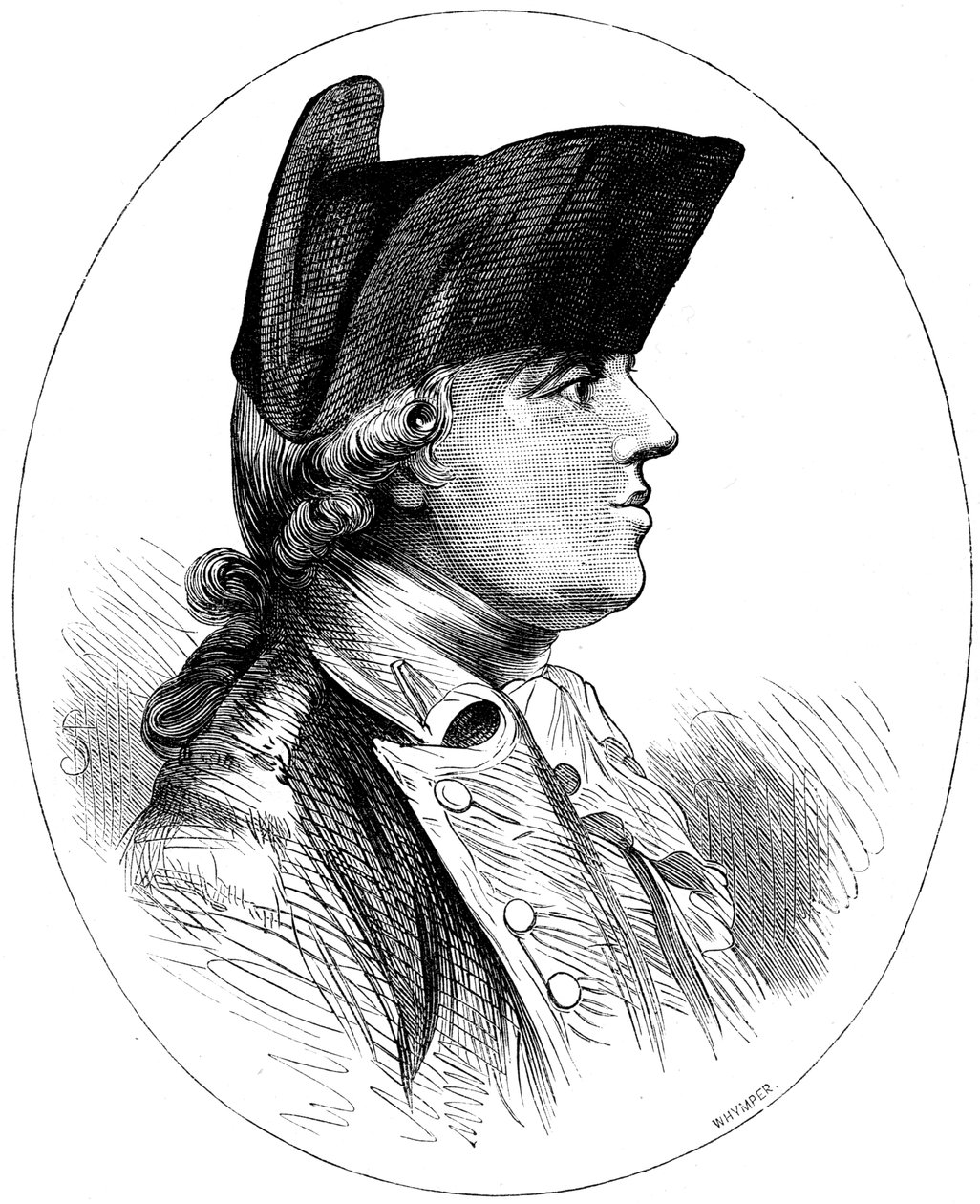 John Burgoyne, brittisk general från 1700-talet, c1880 av Unbekannt