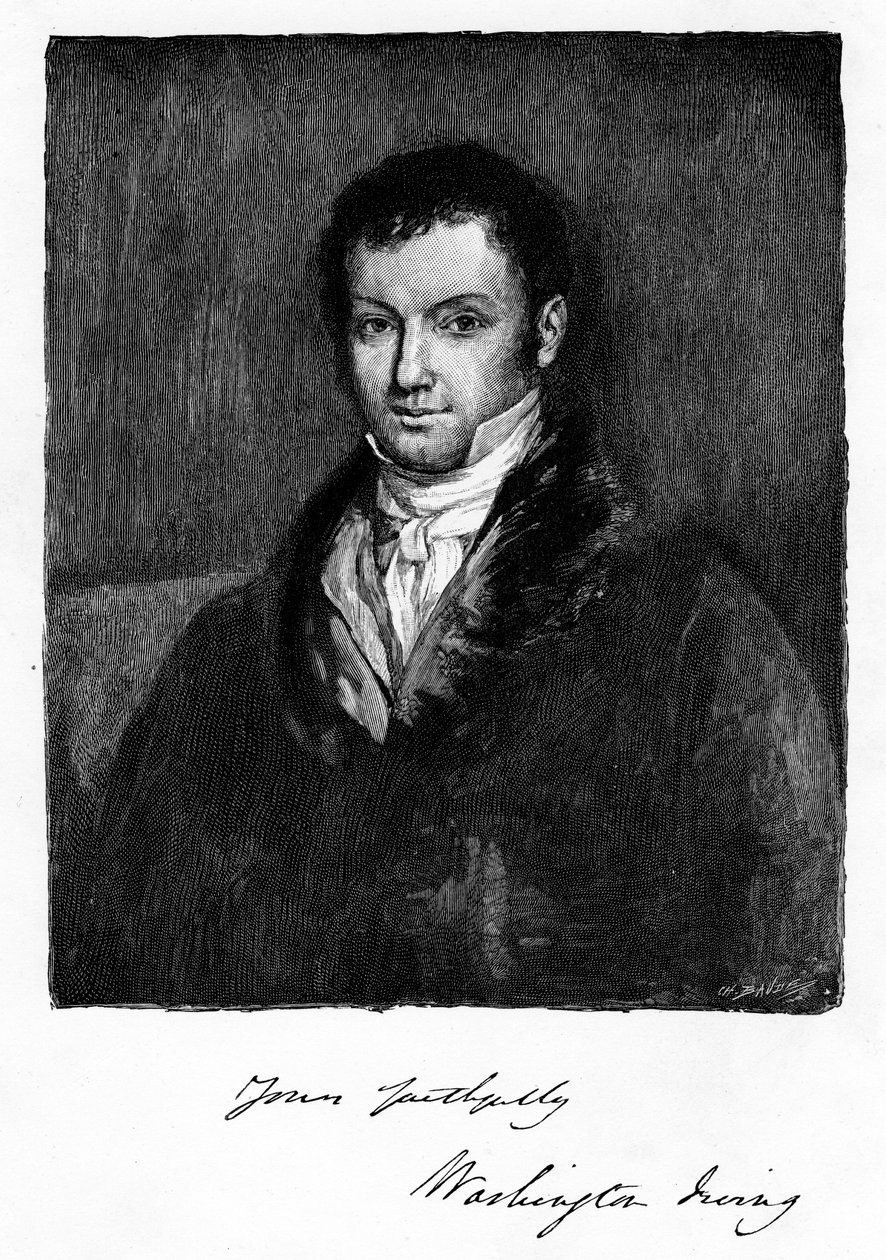 John Byrom, engelsk författare och poet från 1700-talet född i Manchester, 1821 av Unbekannt