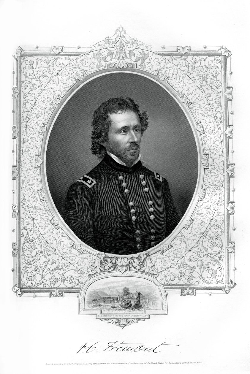 John C Fremont, amerikansk soldat, upptäcktsresande och presidentkandidat, 1862-1867 av Unbekannt
