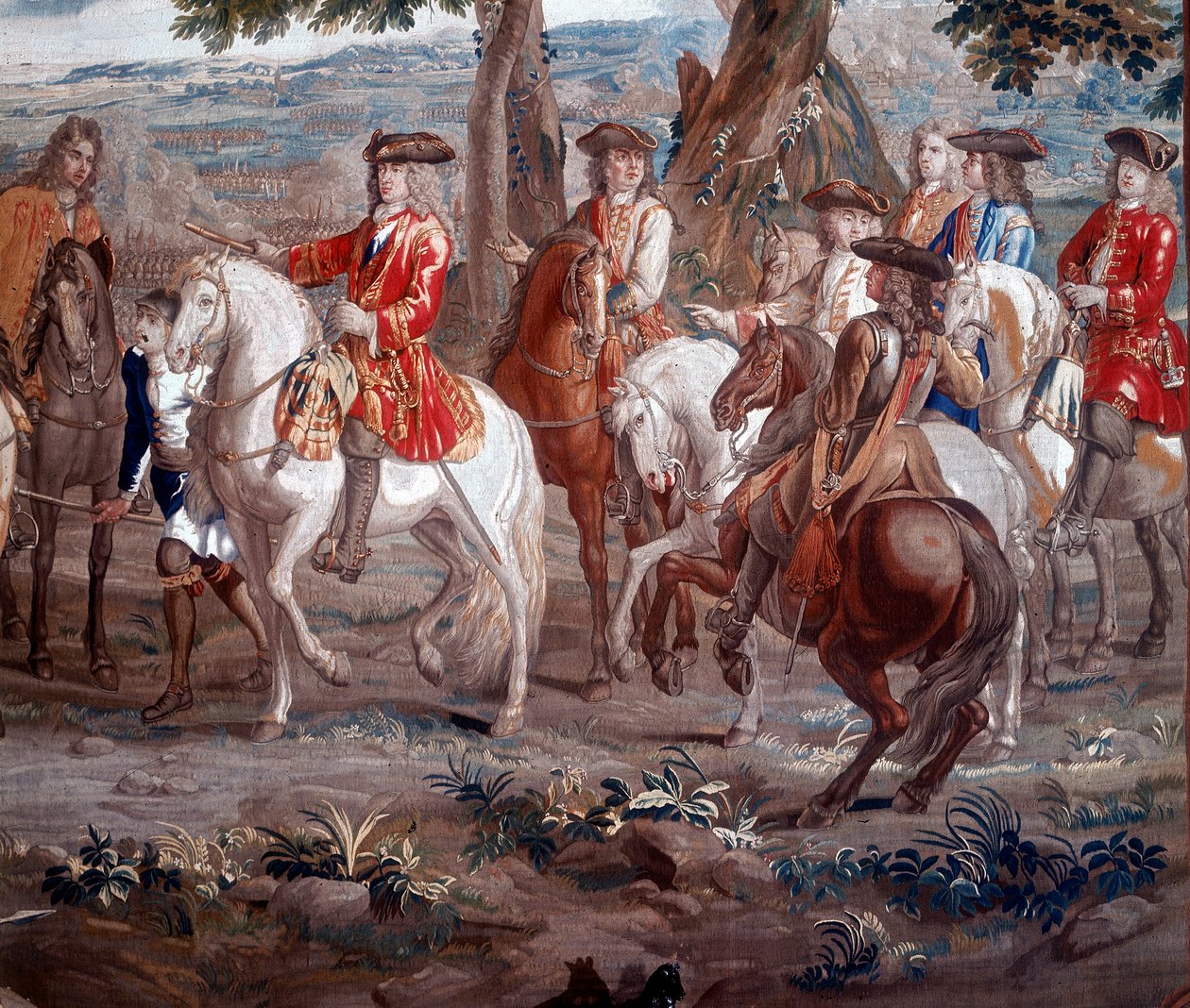 John Churchill, hertig av Marlborough 1650-1722 engelsk soldat, vid slaget vid Blenheim, 1704 av Unbekannt