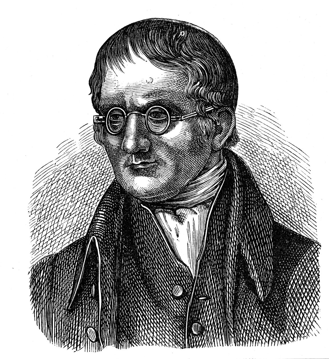 John Dalton, engelsk kemist, 1881 av Unbekannt