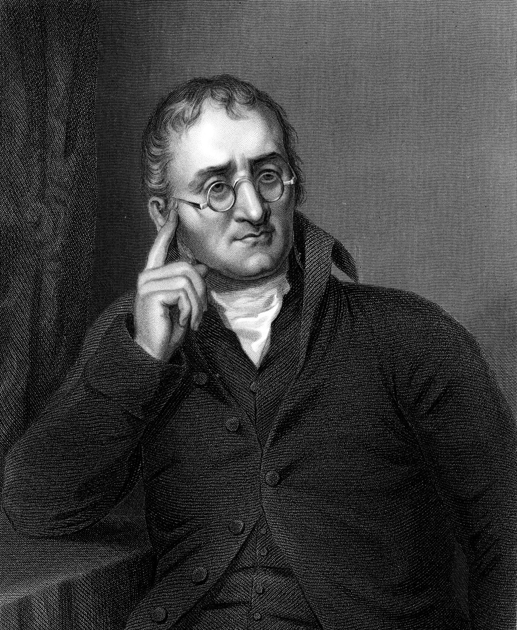 John Dalton, engelsk kemist, c1860 av Unbekannt