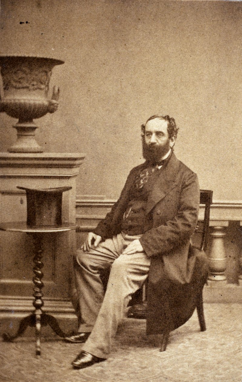 John Elliotson, brittisk läkare, ca 1860-talet av Unbekannt