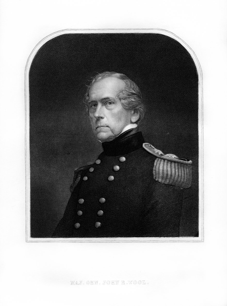 John Ellis Wool, officer i USA:s armé, 1872 av Unbekannt