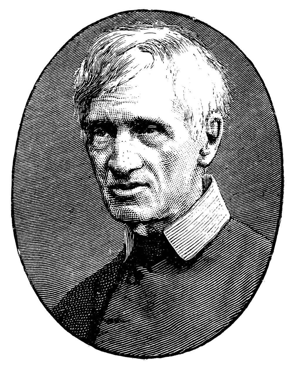 John Henry Newman i ålderdom, brittisk forskare och teolog, 1879 av Unbekannt