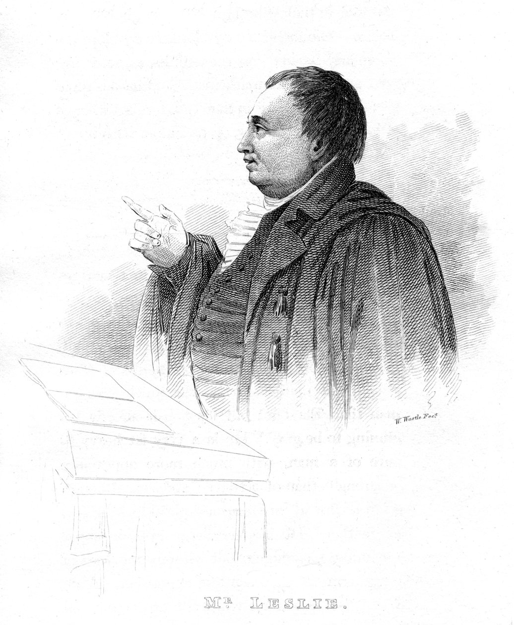 John Leslie 1766-1832, skotsk naturfilosof och fysiker, föreläsare, 1800-talet av Unbekannt