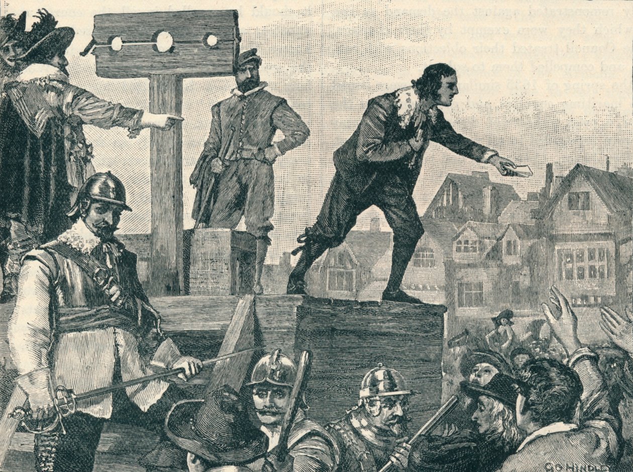 John Lilburne på pelaren i Westminster, 1638 1905. av Unbekannt