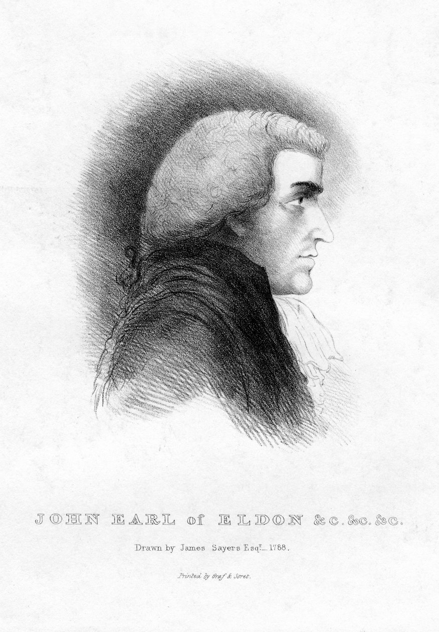 John Scott 1751-1838, 1:e jarl av Eldon, Lord High Chancellor of Great Britain, 1800-talet av Unbekannt