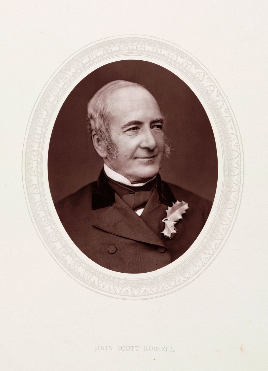 John Scott Russell, skotsk civilingenjör och marinarkitekt, ca 1870-talet av Unbekannt