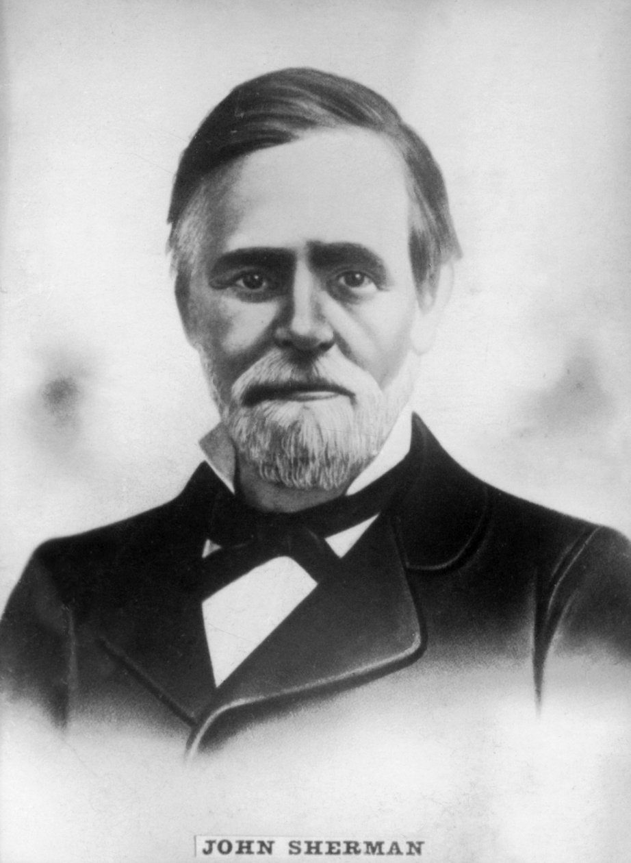 John Sherman 1823-1900, amerikansk republikansk representant och senator under inbördeskriget, c1910 av Unbekannt