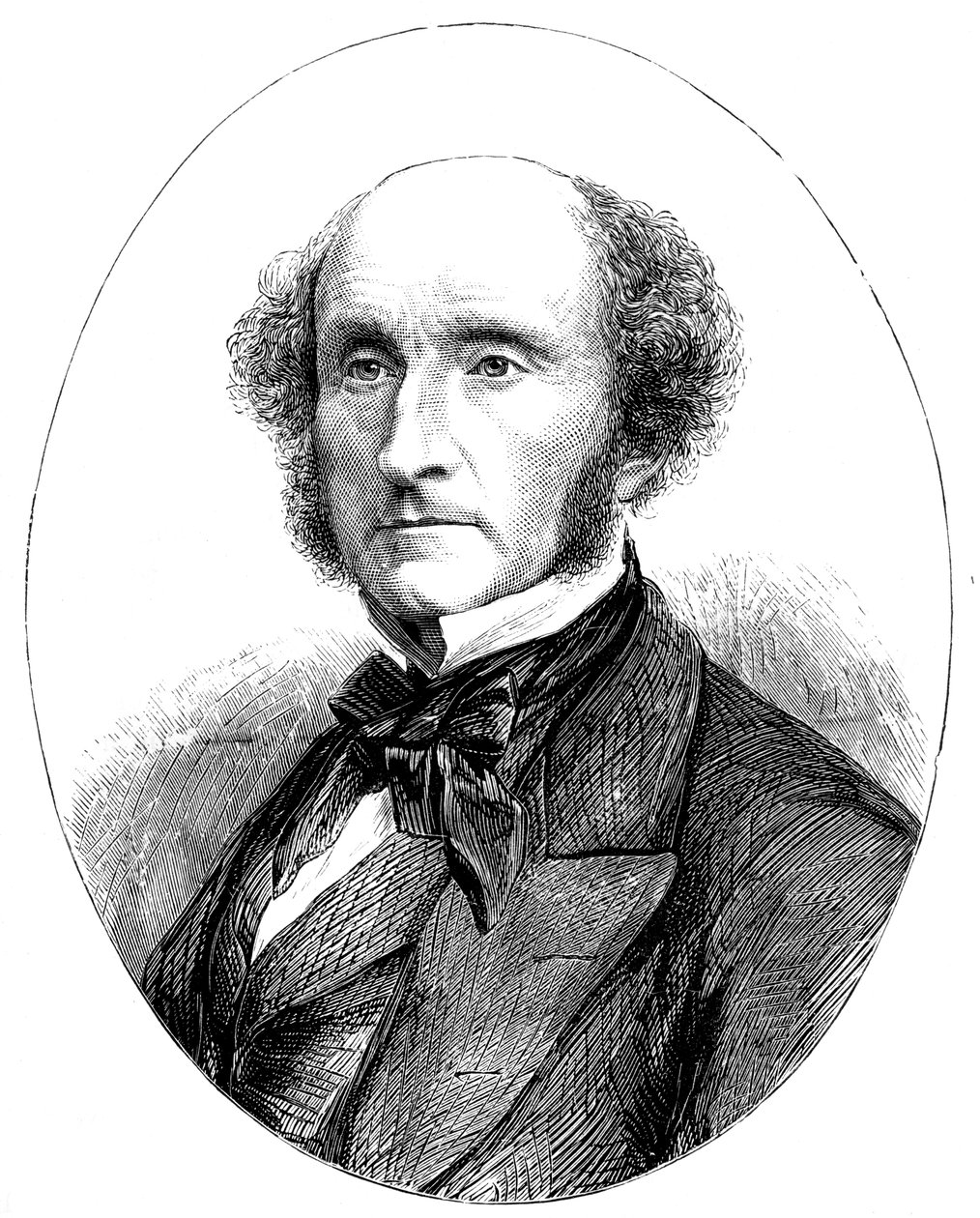 John Stuart Mill 1806-1873, brittisk socialreformator och filosof av Unbekannt