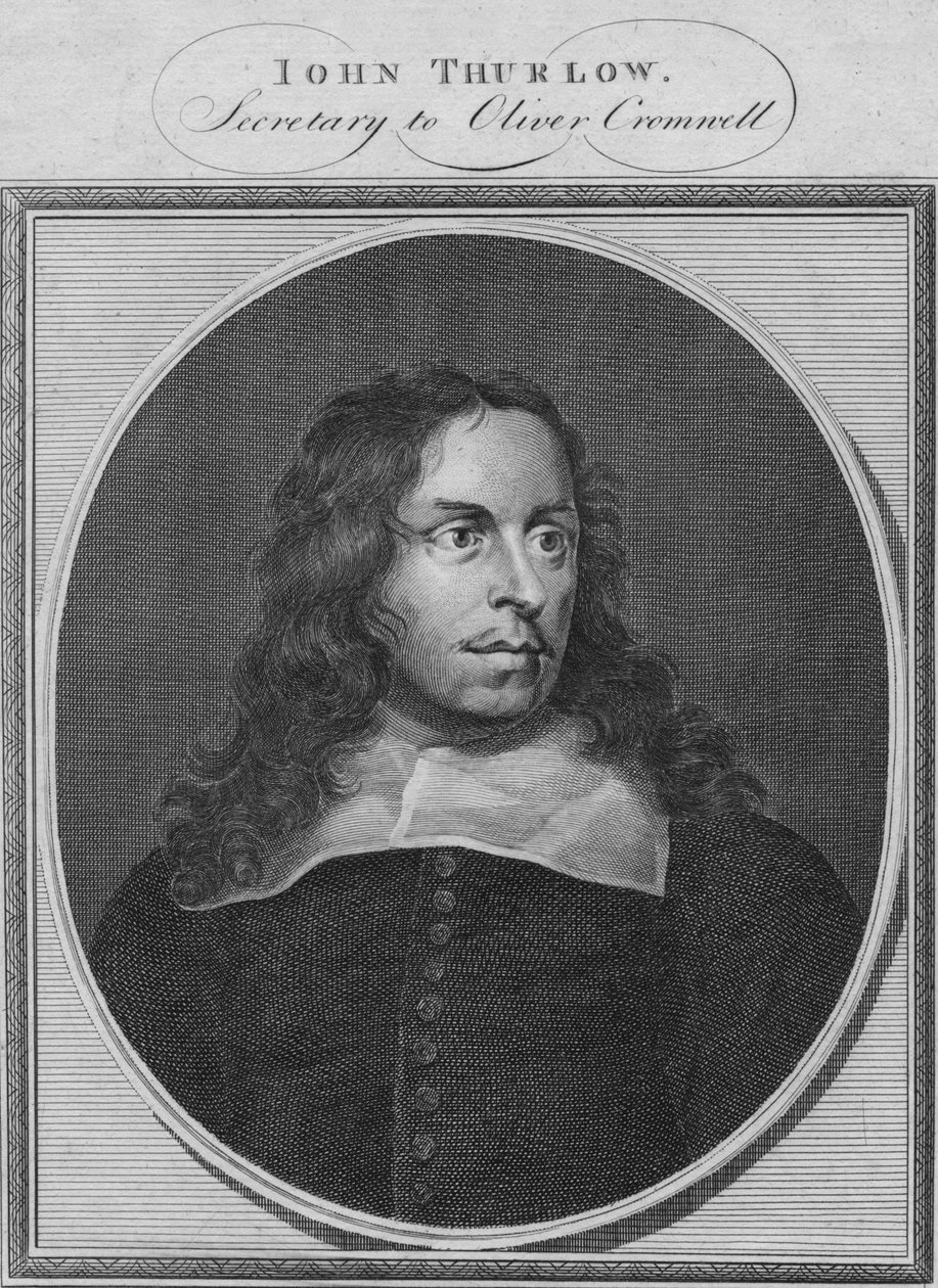 John Thurlow, Oliver Cromwells sekreterare, 1784. av Unbekannt