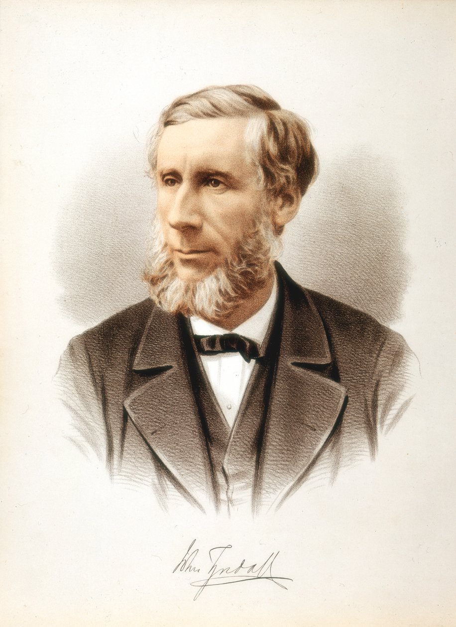 John Tyndall, irländskfödd brittisk fysiker och populariserare av vetenskap, c1880 av Unbekannt