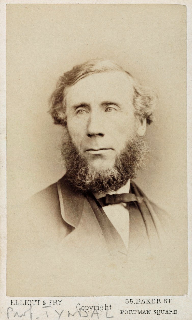 John Tyndall, irländsk fysiker, ca 1875 av Unbekannt