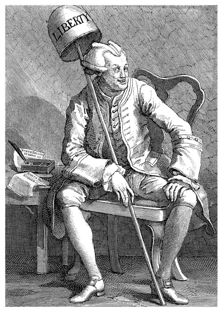 John Wilkes, engelsk politiker, 1763 1895 av Unbekannt