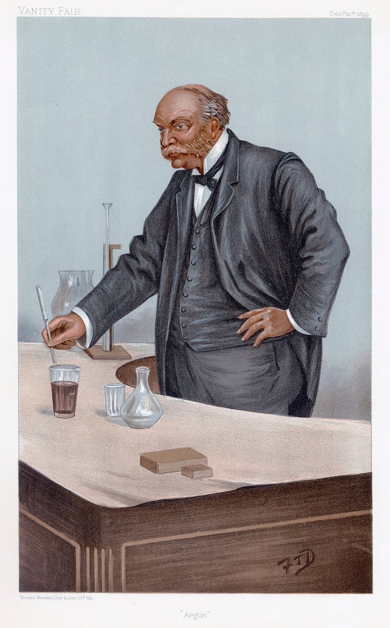 John William Strutt, 3:e baron Rayleigh, brittisk vetenskapsman, 1899 av Unbekannt