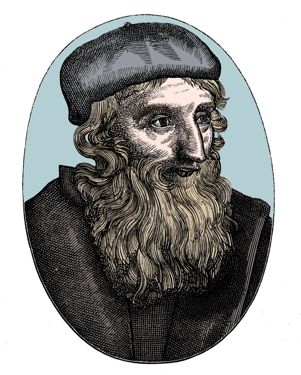 John Wycliffe, engelsk religiös reformator från 1300-talet, 1500-talet av Unbekannt